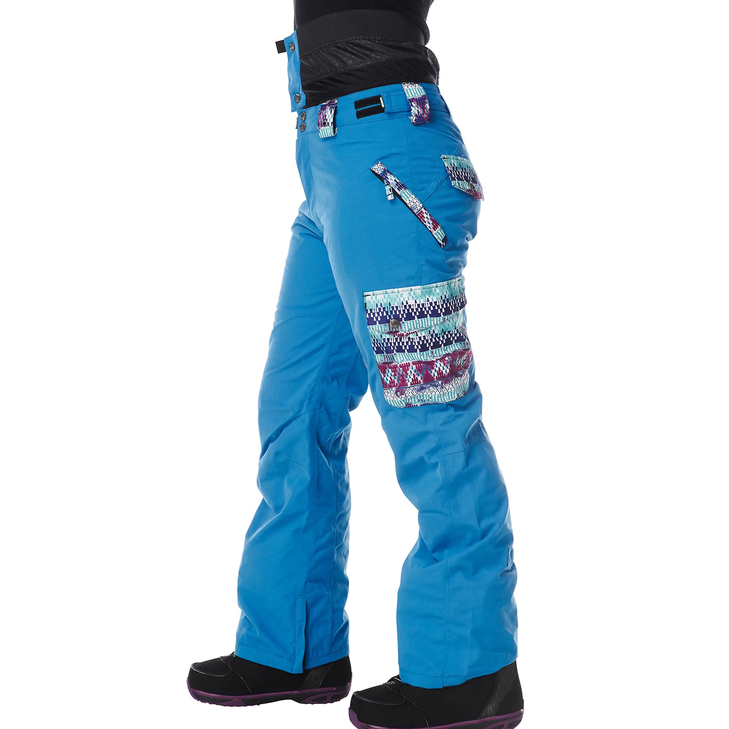 Ski-/Snowboardhose Damen - SWING EVO faience blue tipi 3/5