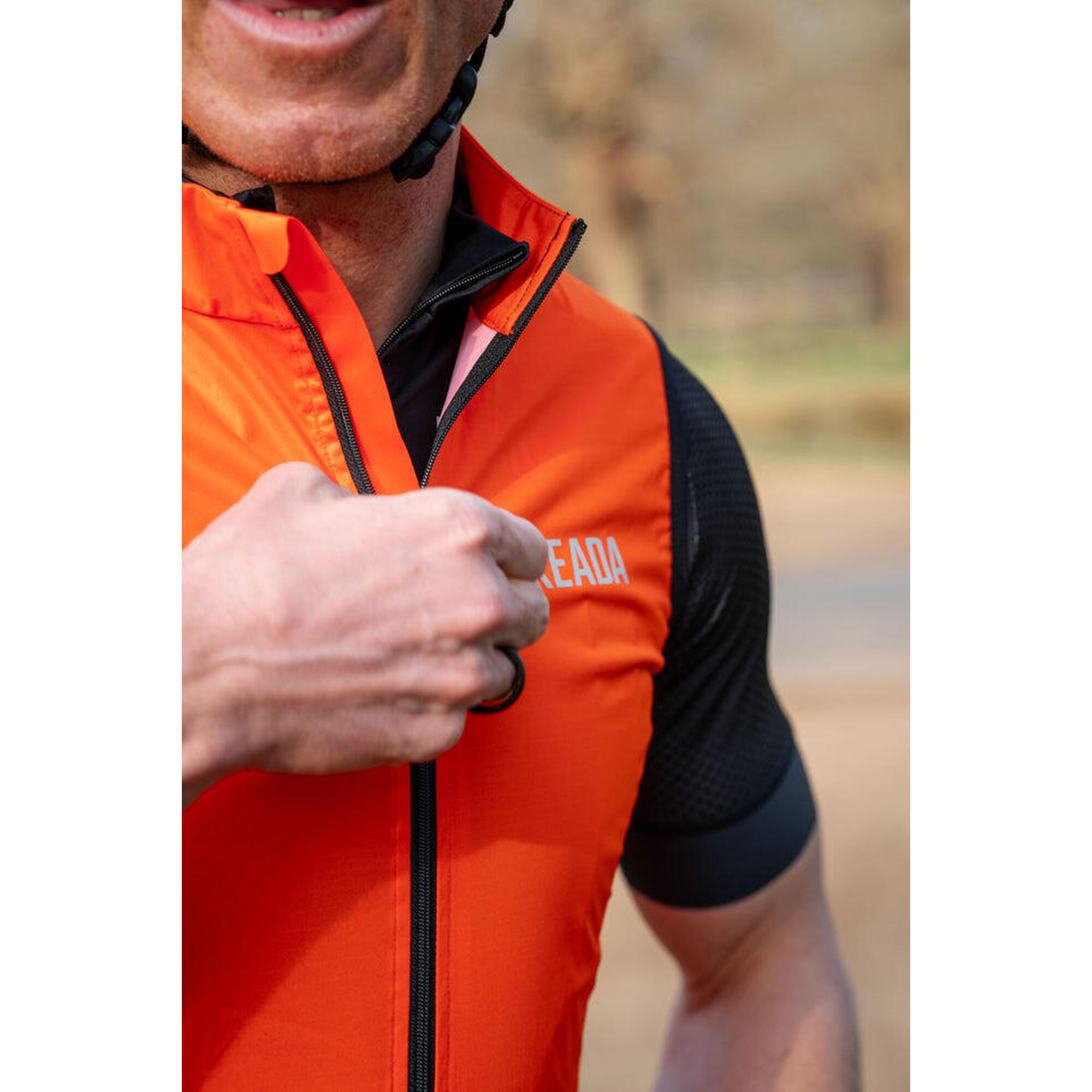 Essentieel Fiets Gilet voor Heren - Oranje