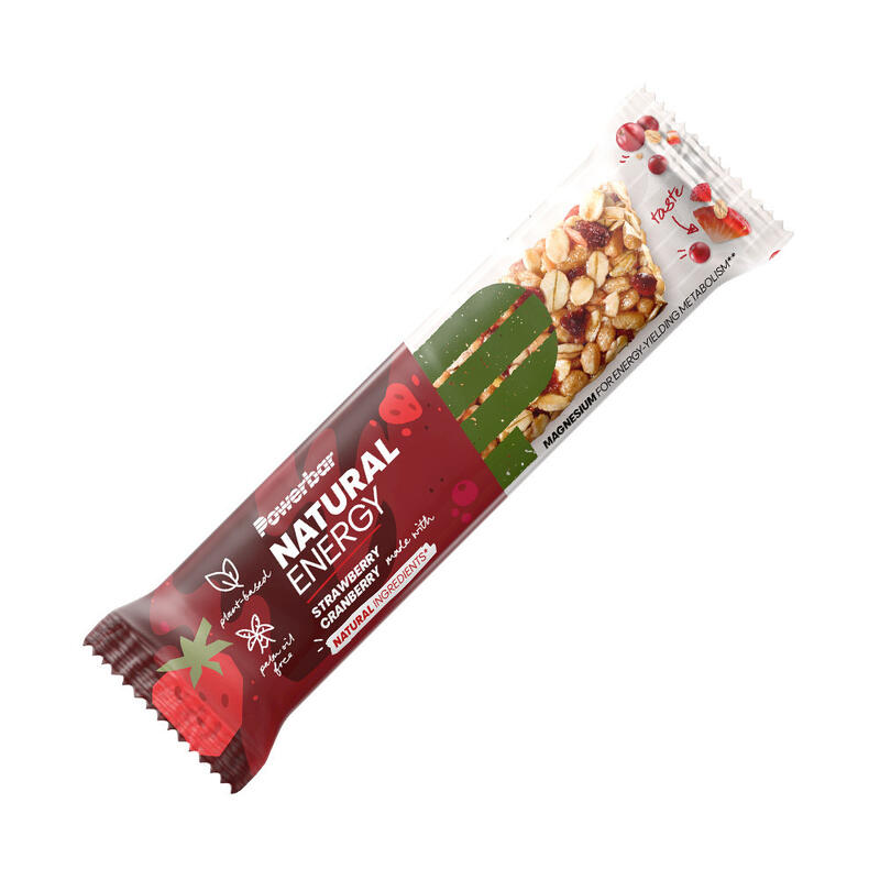Powerbar Natural Energy Cereal Strawberry - Cranberry 18x40g - Energie Riegel