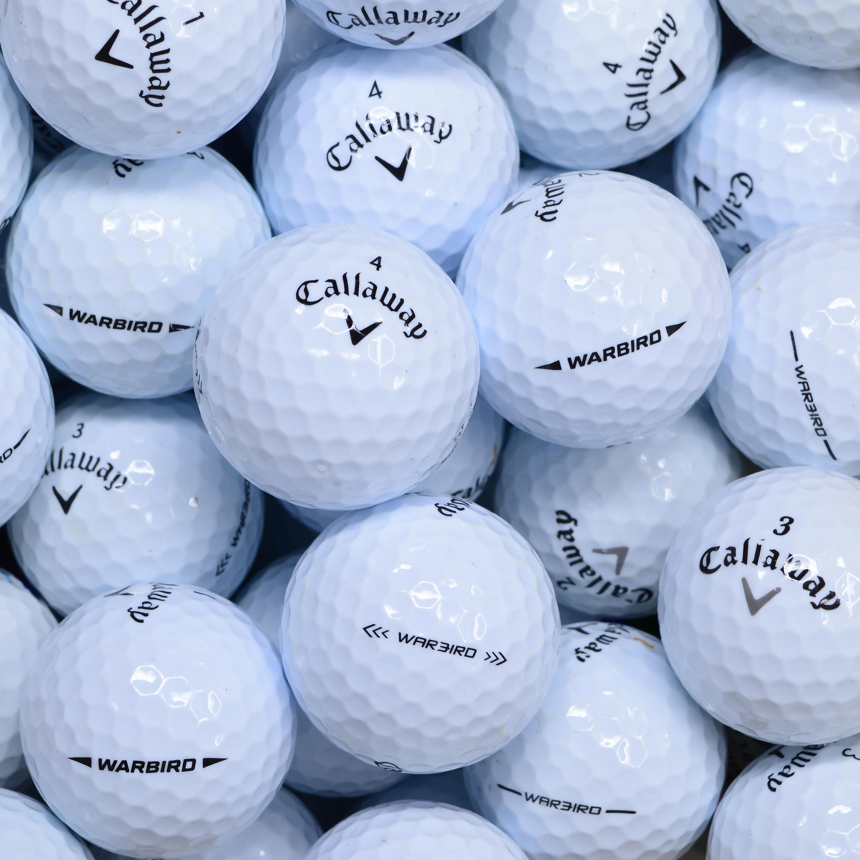 Second Chance Callaway Warbird Lake Golf Balls Grade A 2/3