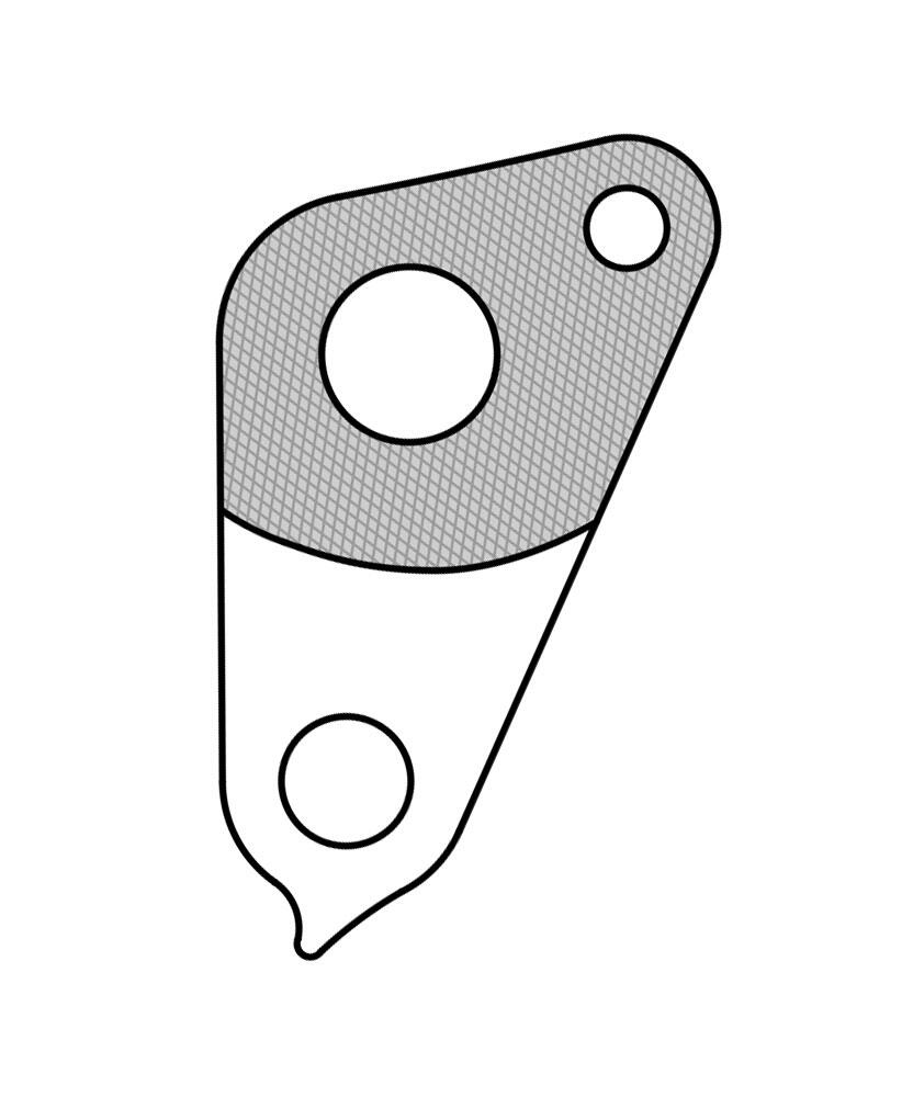Rechtes hinteres Ausfallende Union gh-159 6/6