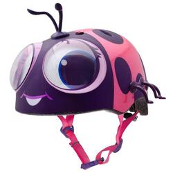 Casco Bicicleta Niños C-preme Mariquita Rosa