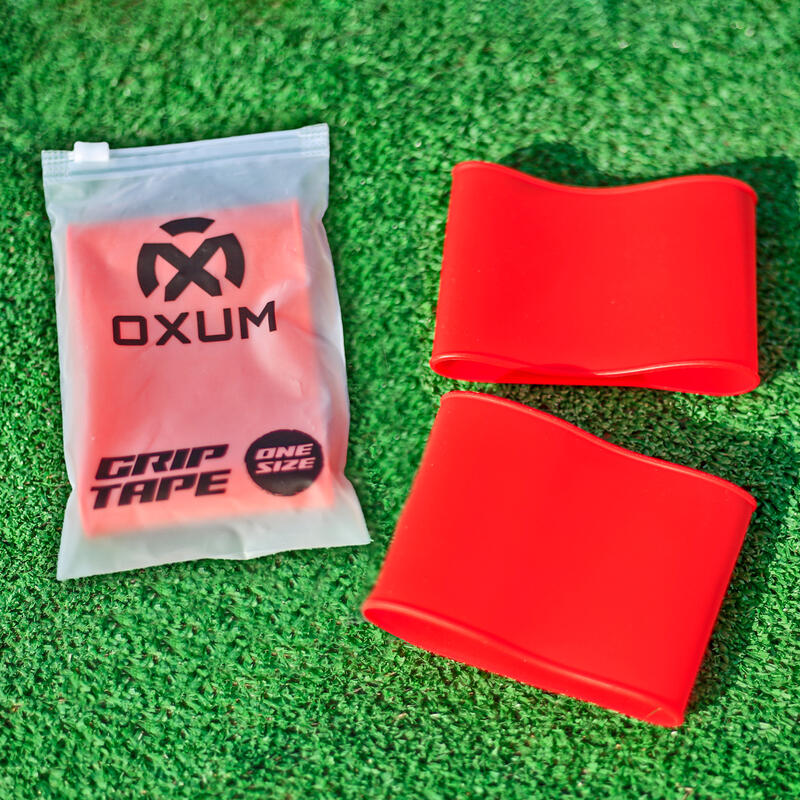 Sujetaespinilleras Oxum Grip Tape Silicona Roja