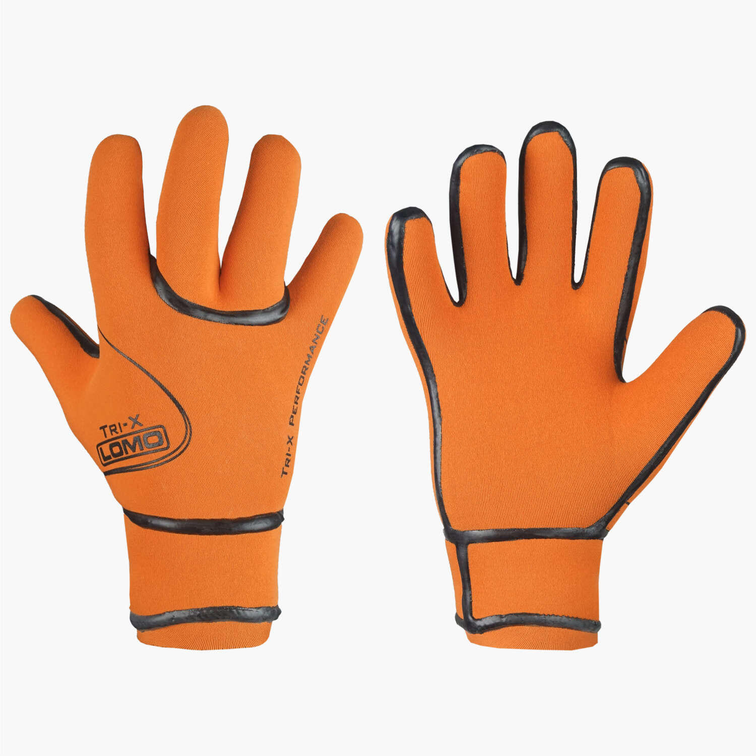 Lomo Swimming and Triathlon Gloves - Orange 4/7
