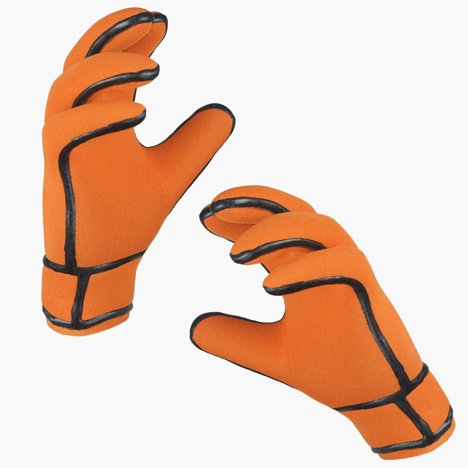 Lomo Swimming and Triathlon Gloves - Orange 5/7