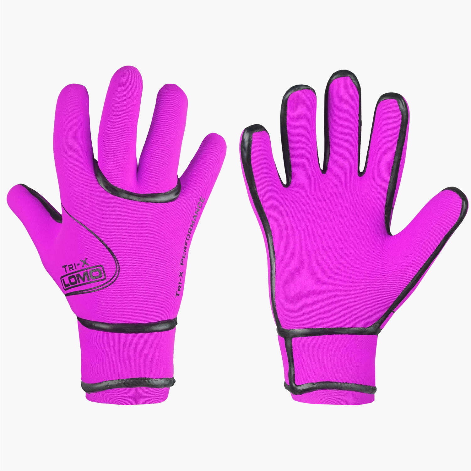 Lomo Swimming and Triathlon Gloves - Pink 4/7