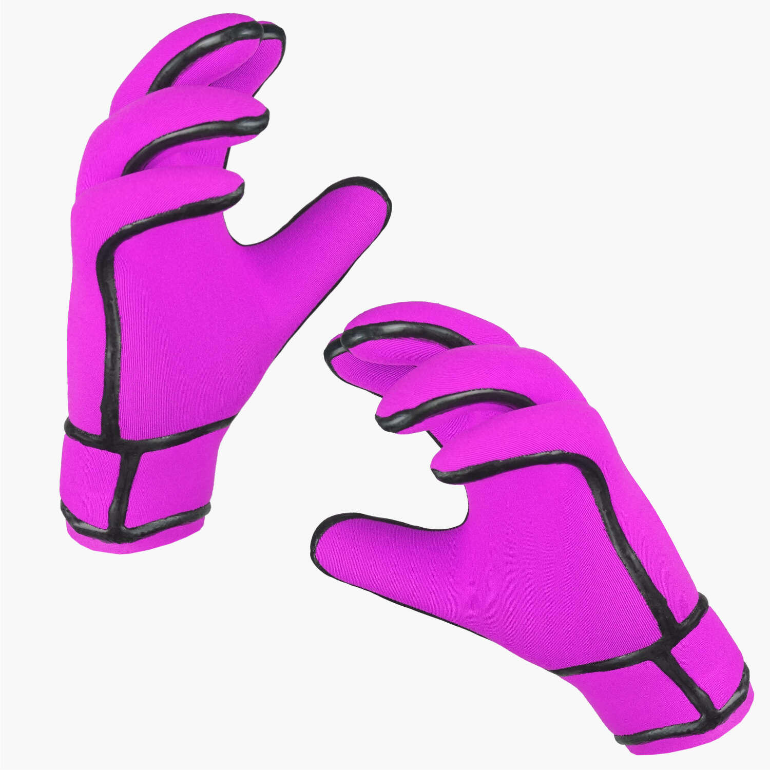 Lomo Swimming and Triathlon Gloves - Pink 5/7