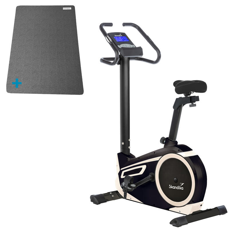 Rower treningowy stacjonarny Morpheus + pas do pomiaru tętna + mata ochronna