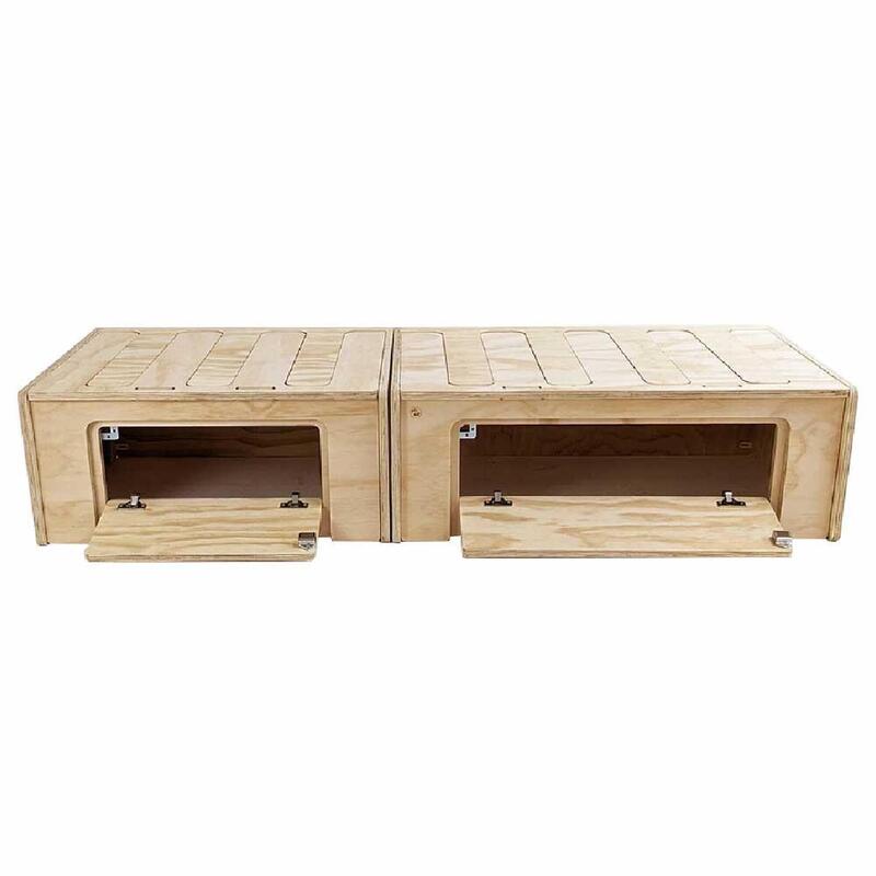 Mueble Kit camper Plykit Montgo 180 madera contrachapada Pino (180x62x36 cm)