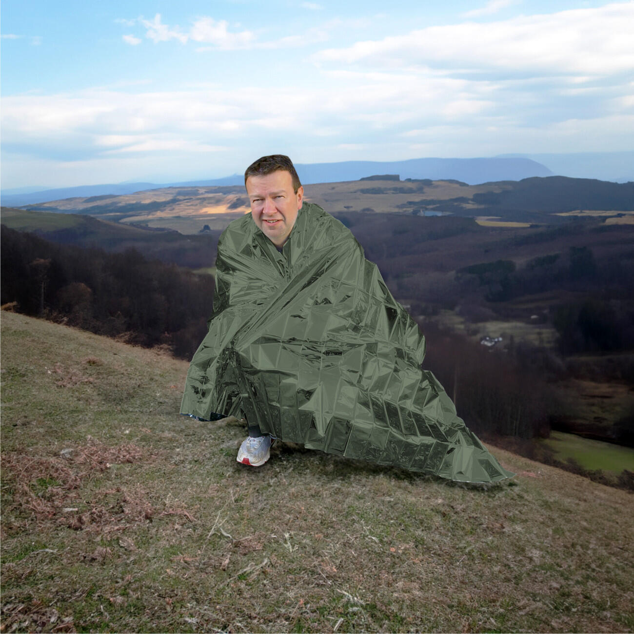 Lomo Military Emergency Foil Blanket - Green 2/6