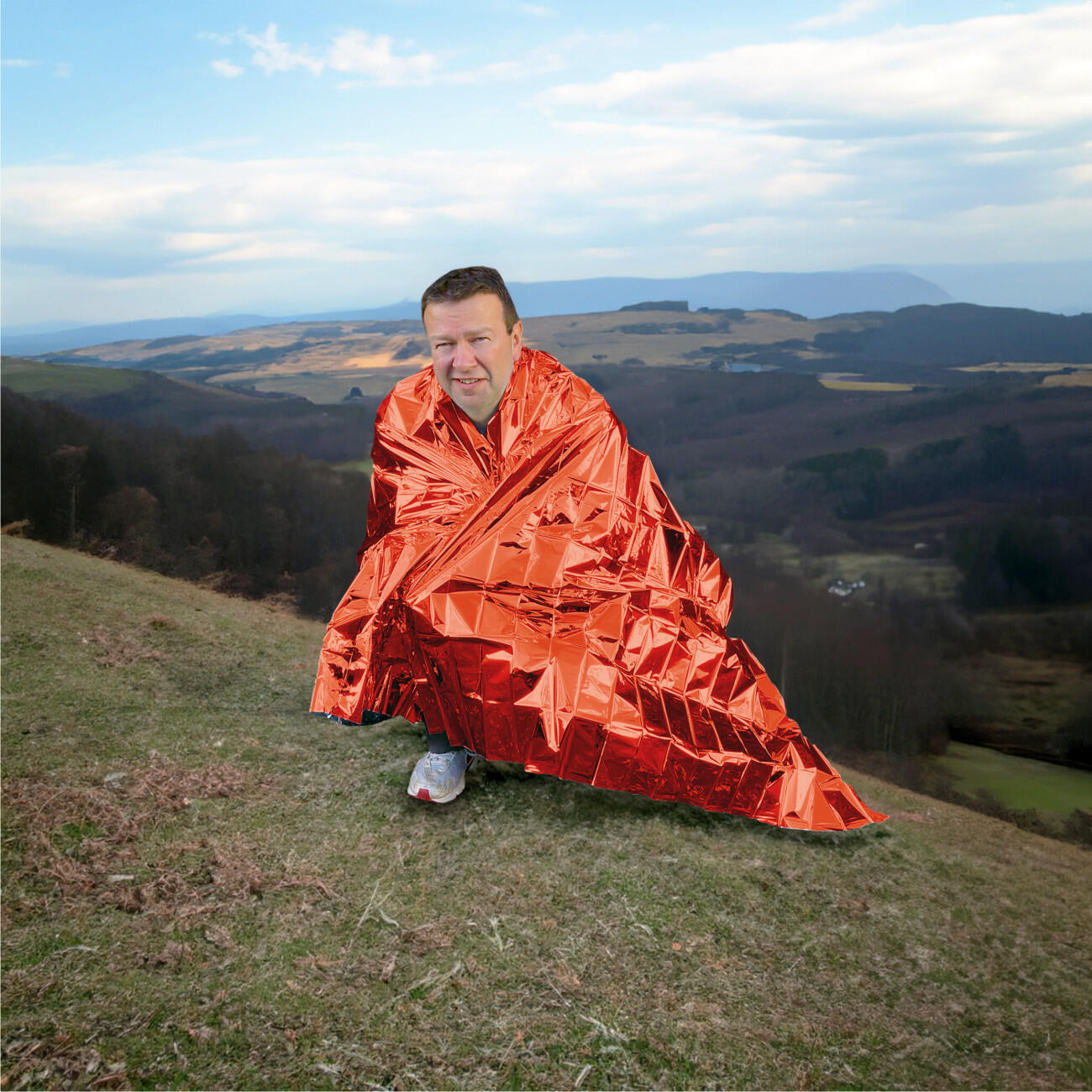 Lomo PE Emergency Foil Blanket - Orange 2/5