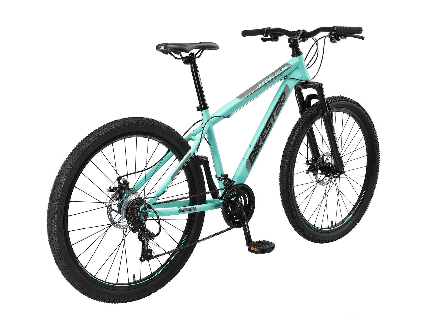 MTB fiets 27.5", hardtail, 21 versnellingen, schijfremmen 3/5