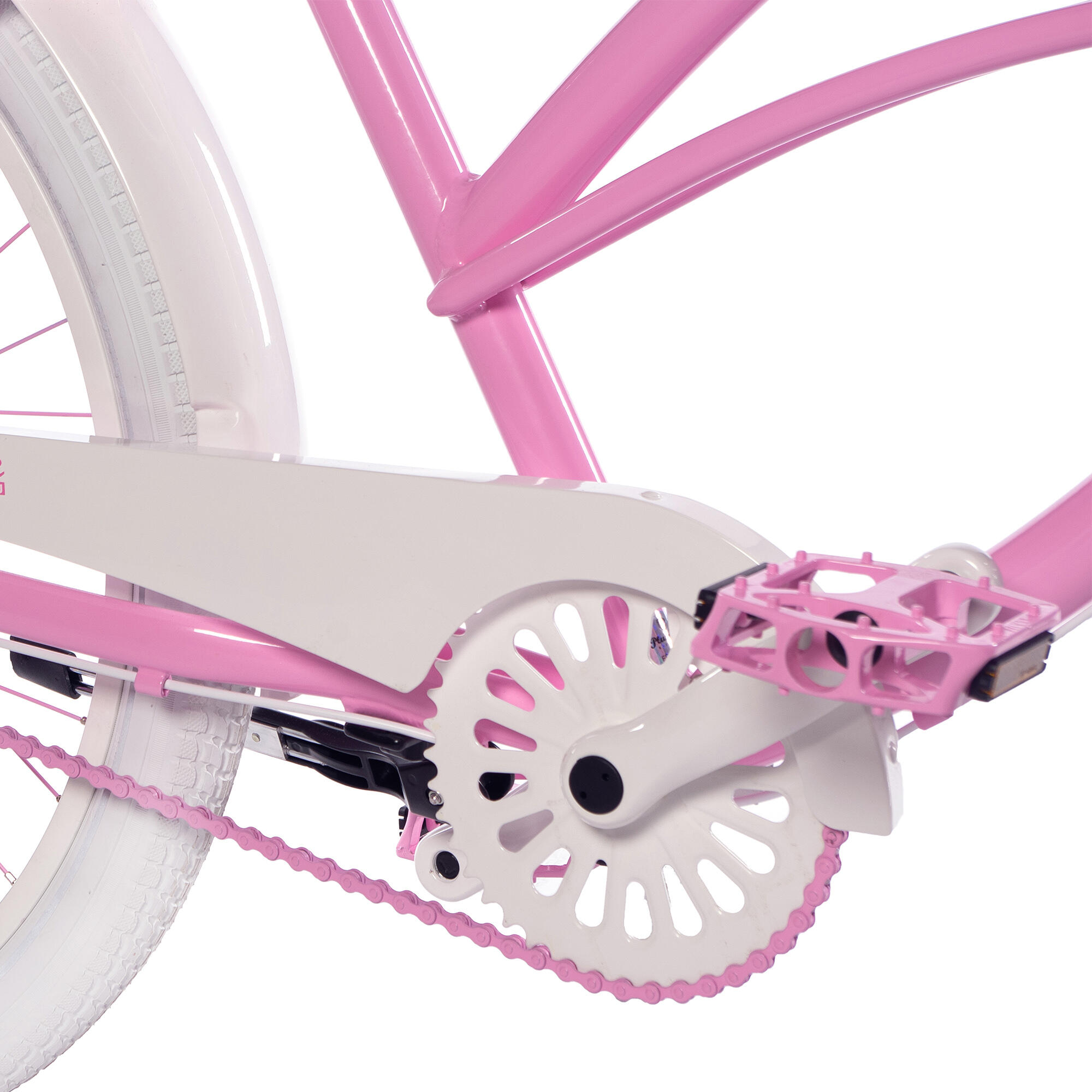 Rower miejski damski Plumbike La Donna Unique Hearts 3B z hamulcem v-brake 4/7