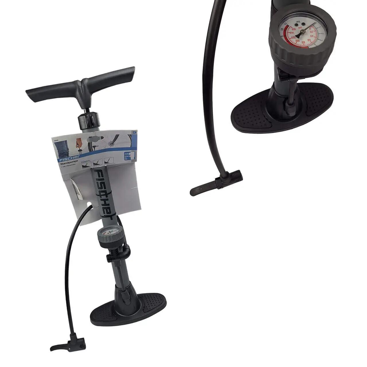 FISCHER Standpumpe mit Manometer 5/5