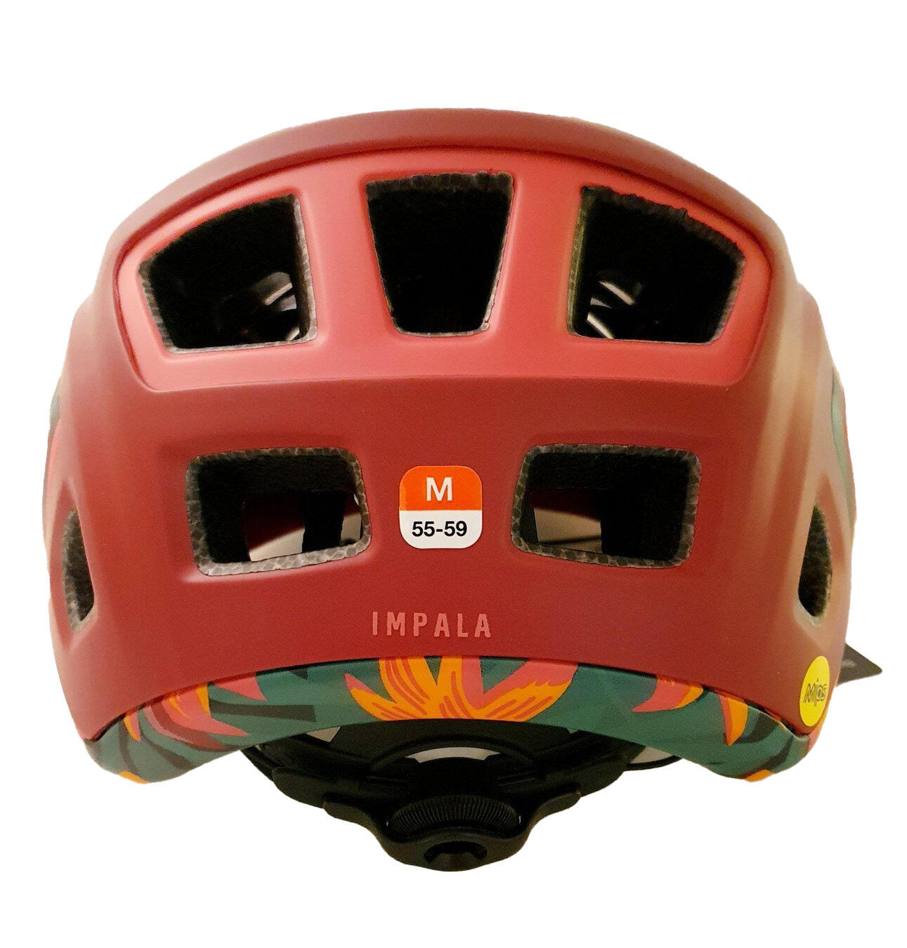 Casque VTT Lazer Impala MIPS rouge mat In-Mold 365 g 4/4
