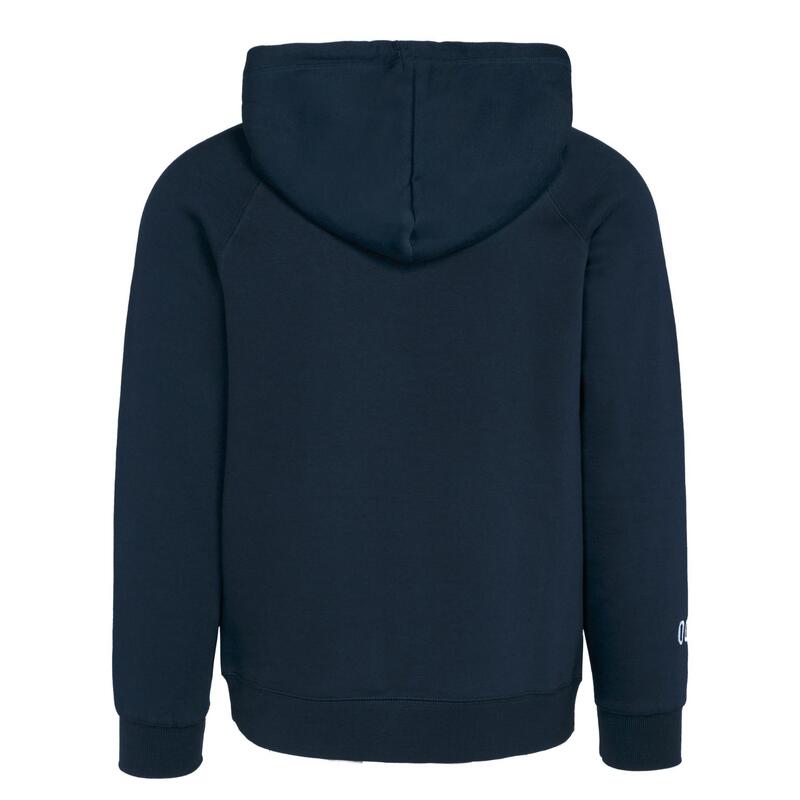 Sudadera adulto Con Capucha bordada Mooquer Algodón Orgánico Azul Marino