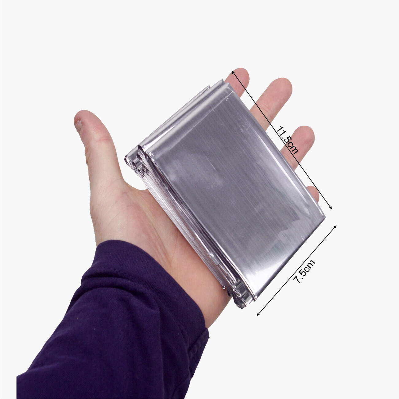 Lomo Emergency Foil Blanket - Silver - 100 Pack 3/5