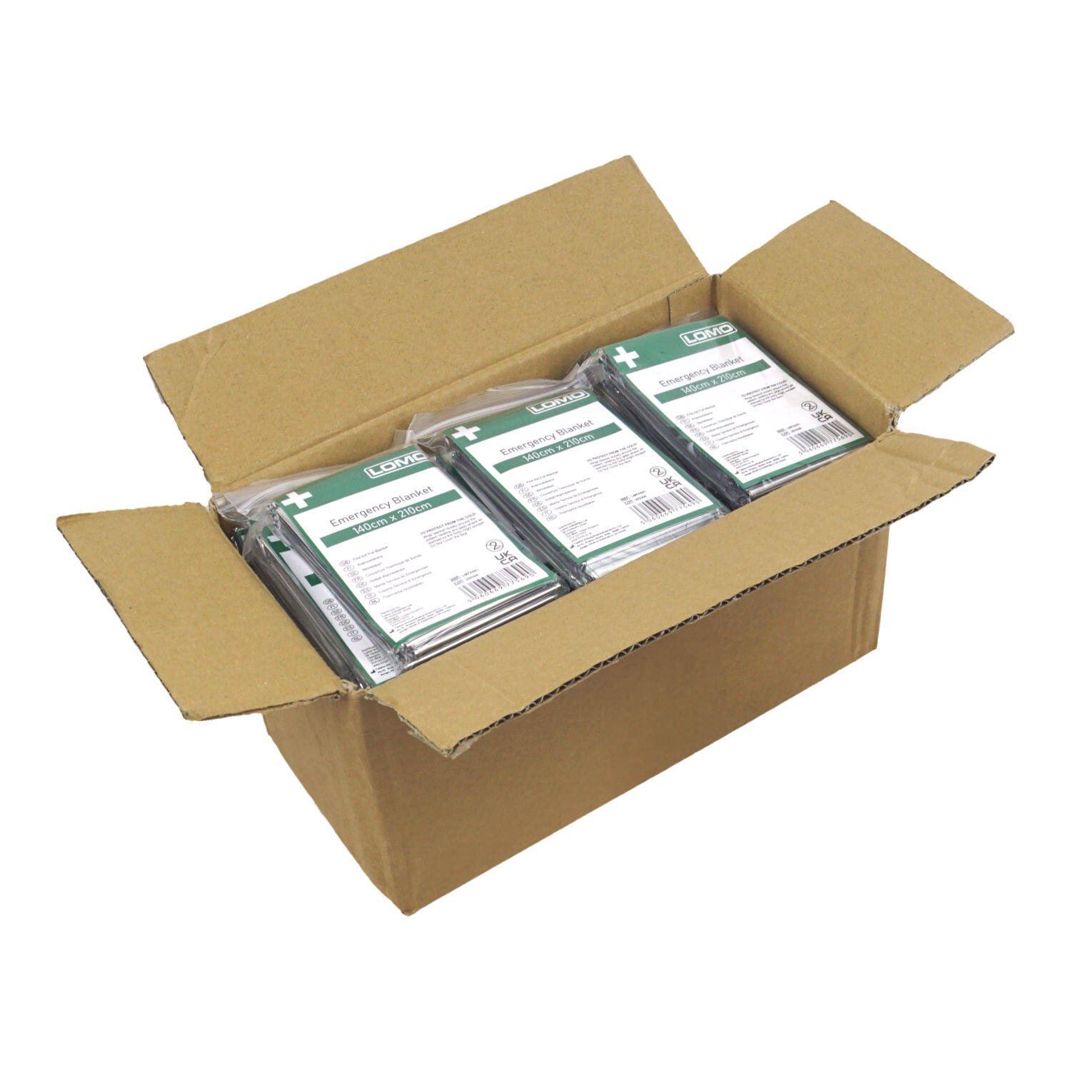 Lomo Emergency Foil Blanket - Silver - 100 Pack 5/5