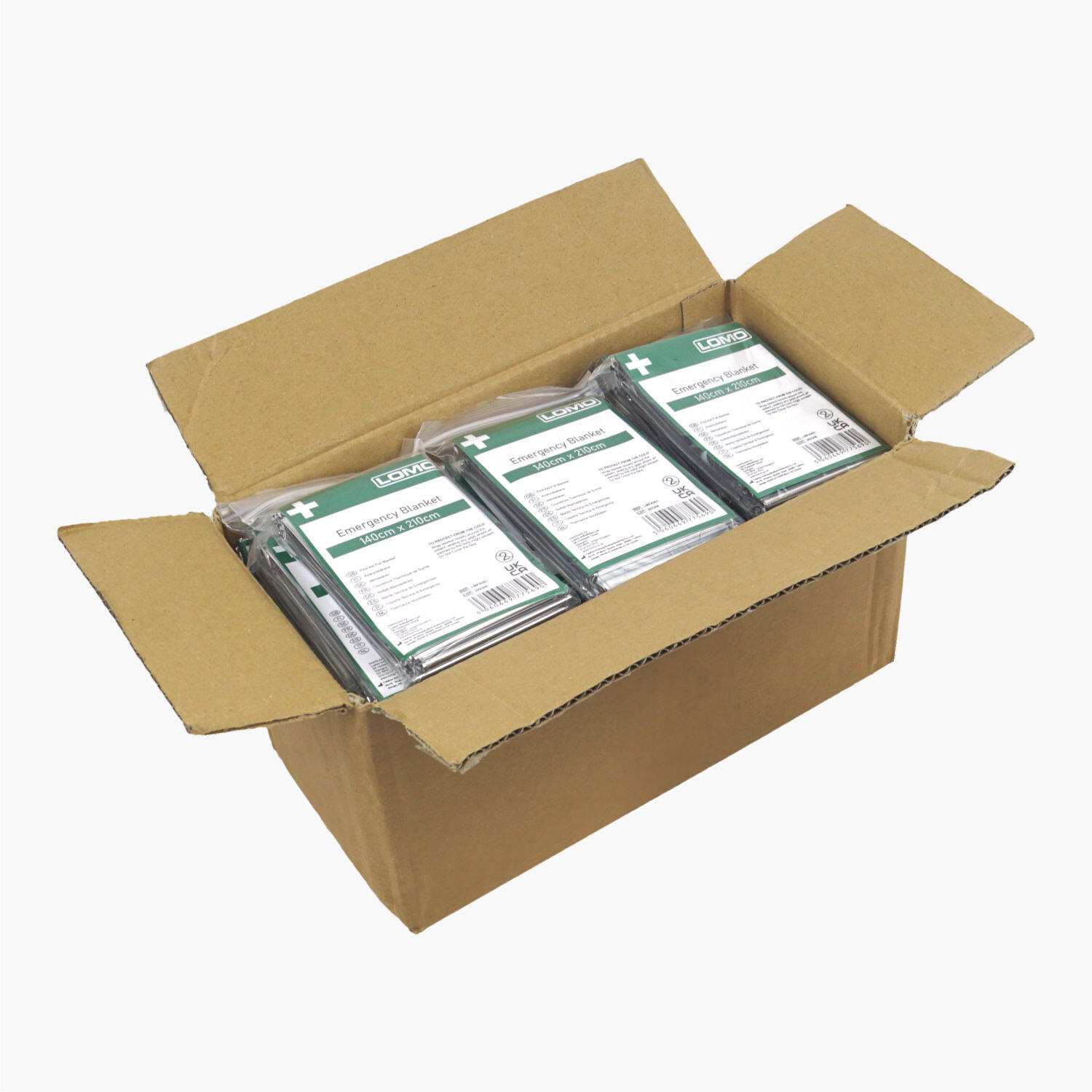 LOMO Lomo Emergency Foil Blanket - Silver - 100 Pack
