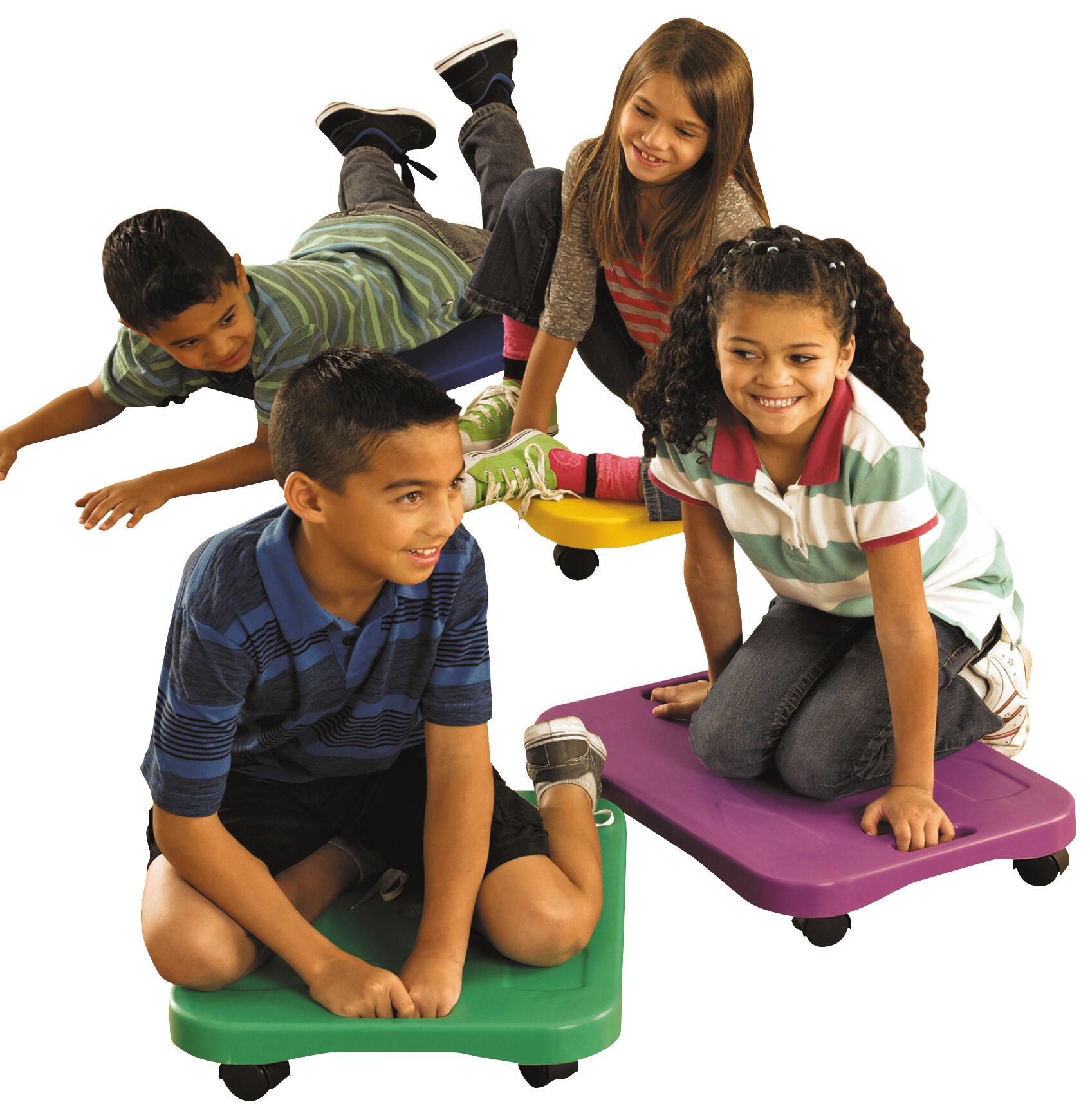 Set Of 6 Ergonomic Scooters 3/4