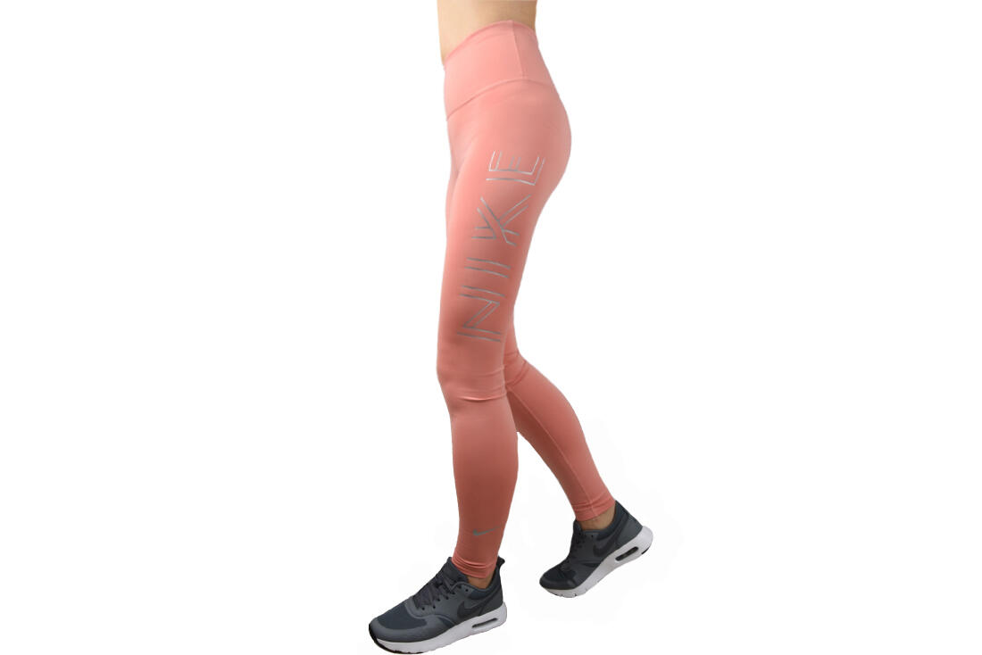 Legging Vrouw Nike Swoosh Roze 2/4