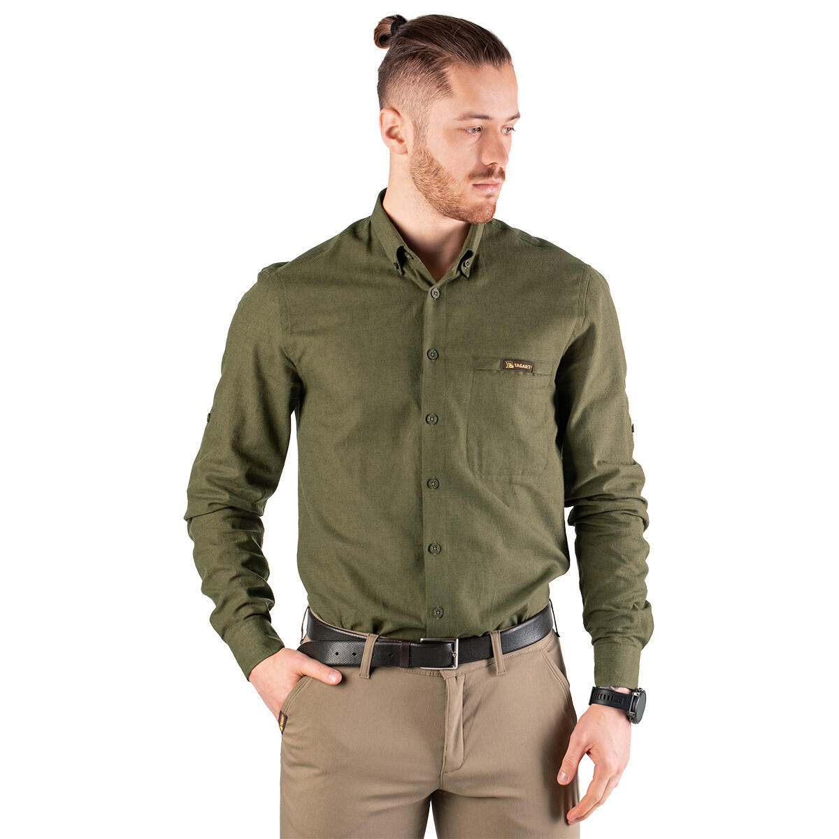 TAGART Pánská lovecká košile Tagart Lenny SLIM prodyšná