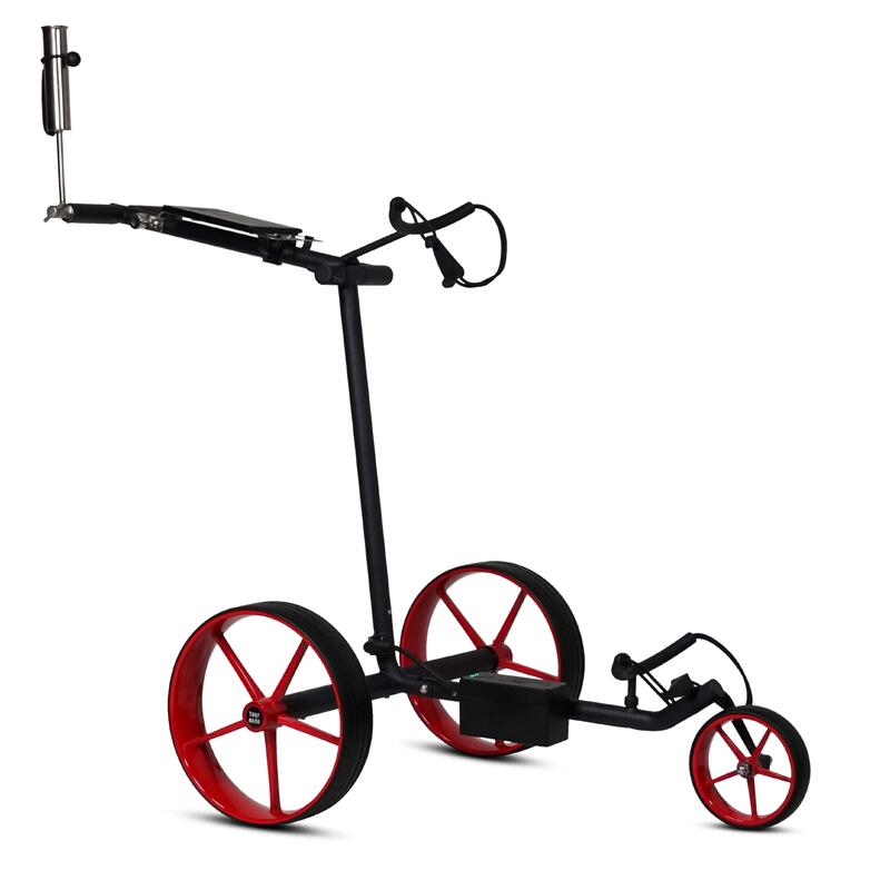 Tour Made Haicaddy® HC9 BLACK EDITION Chariot de golf électrique