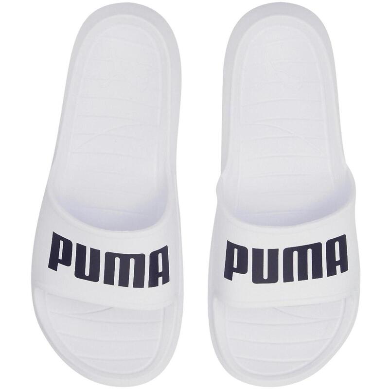 Chanclas Puma Divecat V2 Lite Slide Flip Flops, Blanco, Unisexo