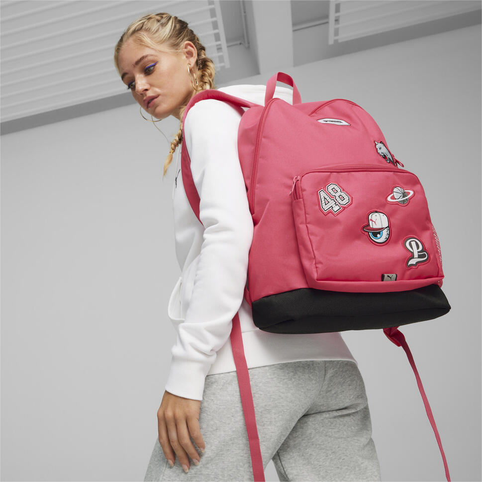 Plecak z naszywkami PUMA PUMA Garnet Rose Pink