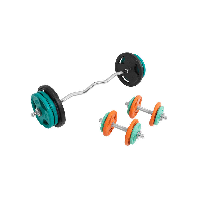 SZ-Curlset Sternverschluss Gummi Gripper 70 kg