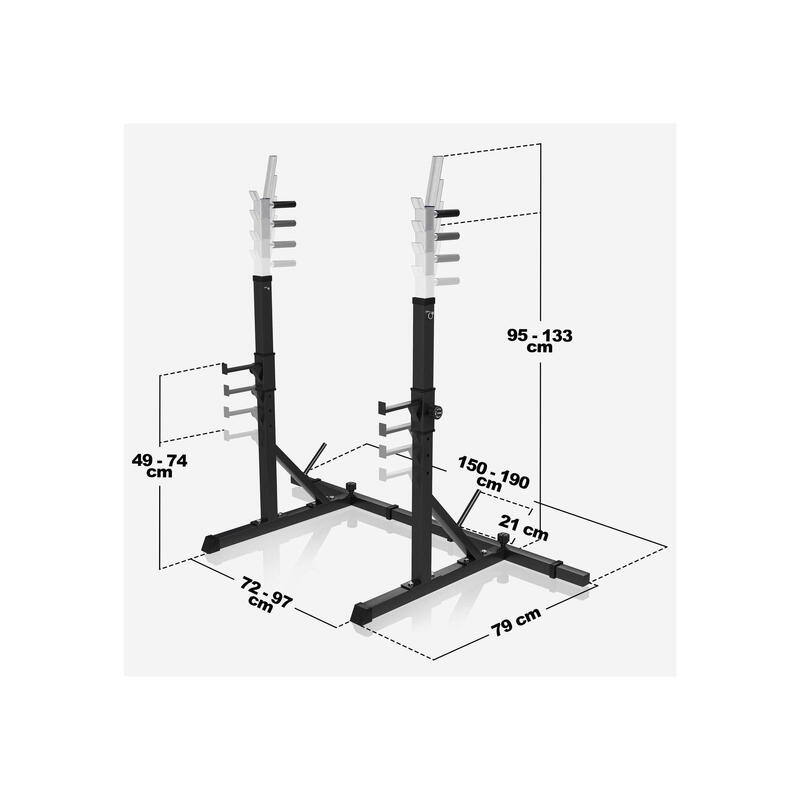 GORILLA SPORTS Multi Squat Rack