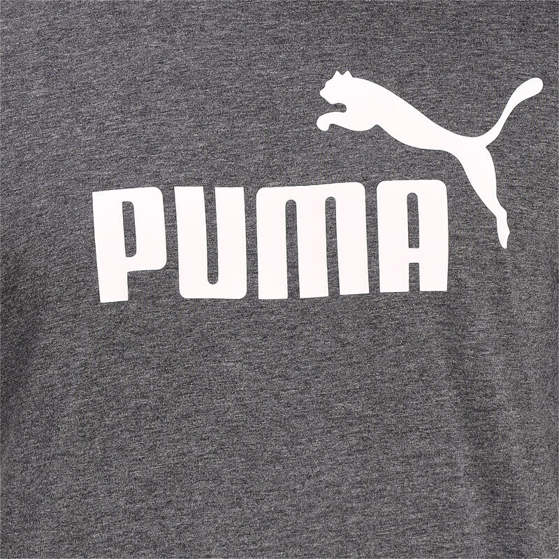 Essentials Heather T-shirt voor heren PUMA Black