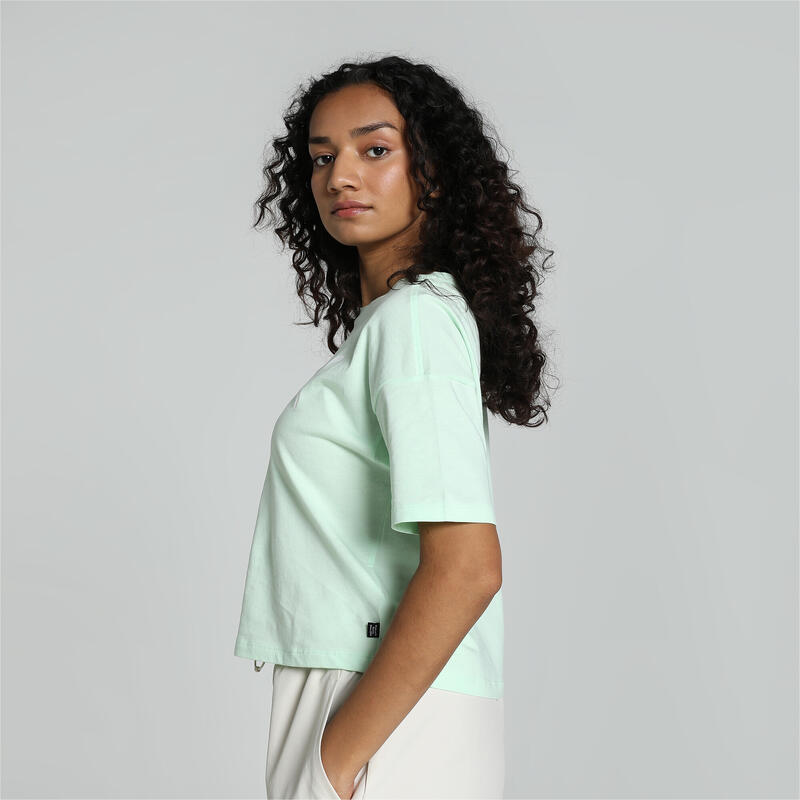 Crop top Essentials Femme PUMA Fresh Mint Green