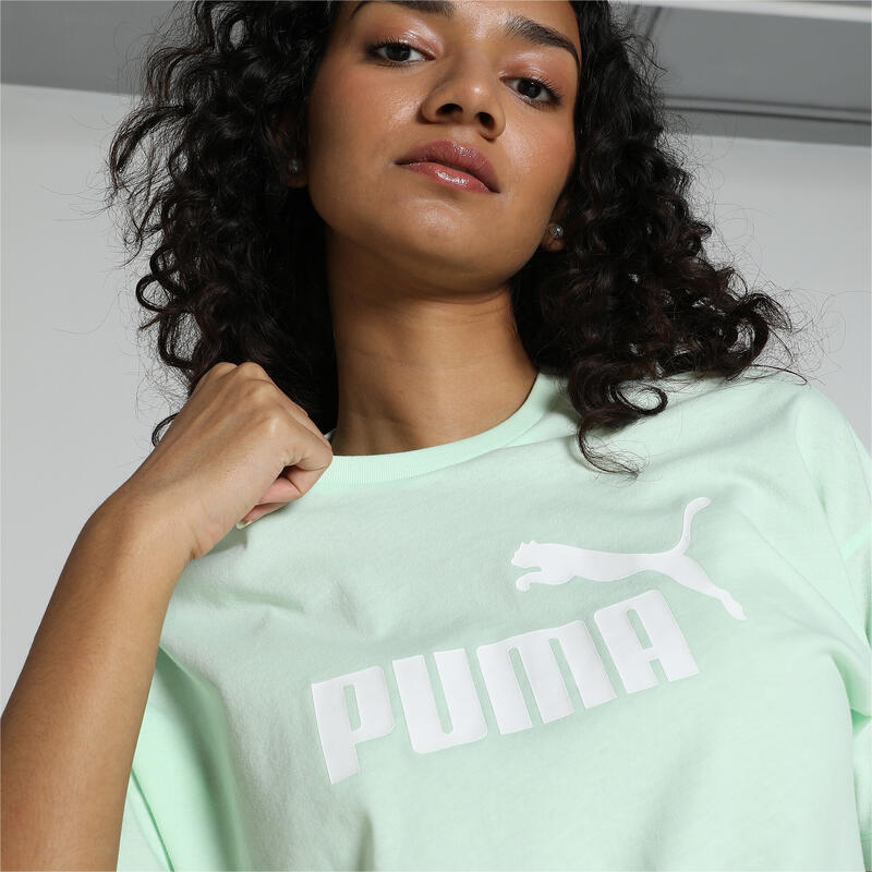 Crop top Essentials Femme PUMA Fresh Mint Green