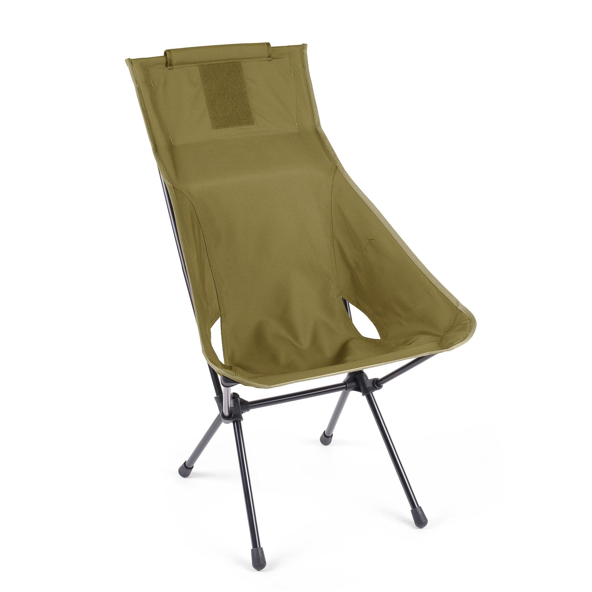 High Back Camping Chair Tactical Sunset Chair Coyote Tan