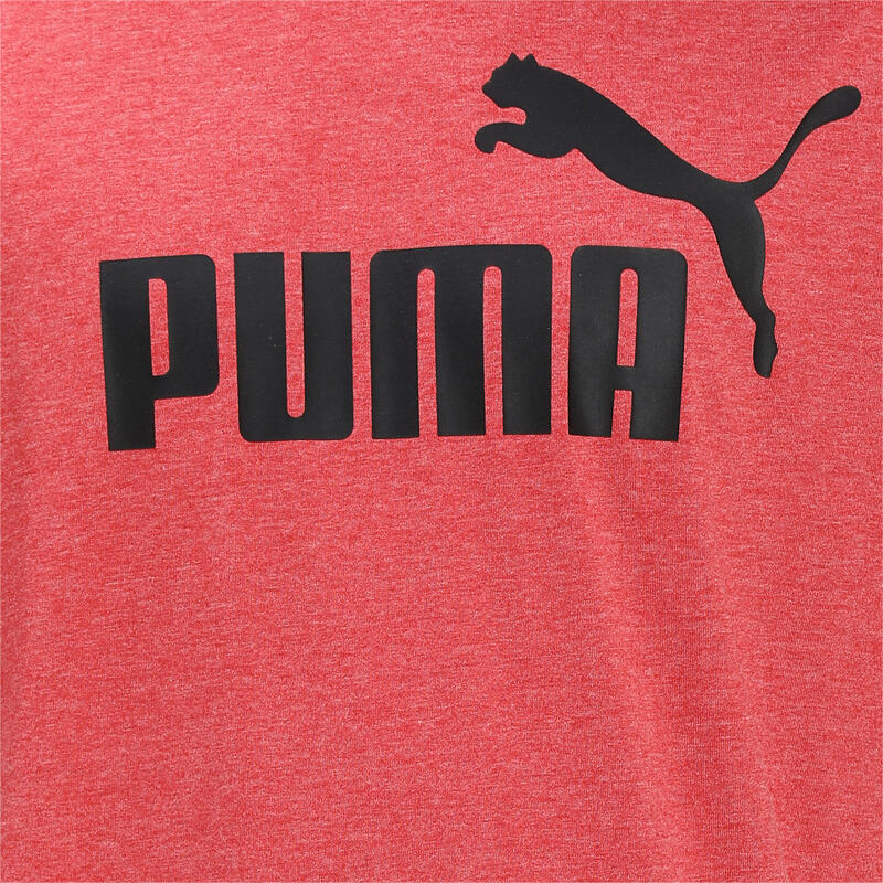 Essentials Heather T-Shirt Herren PUMA High Risk Red