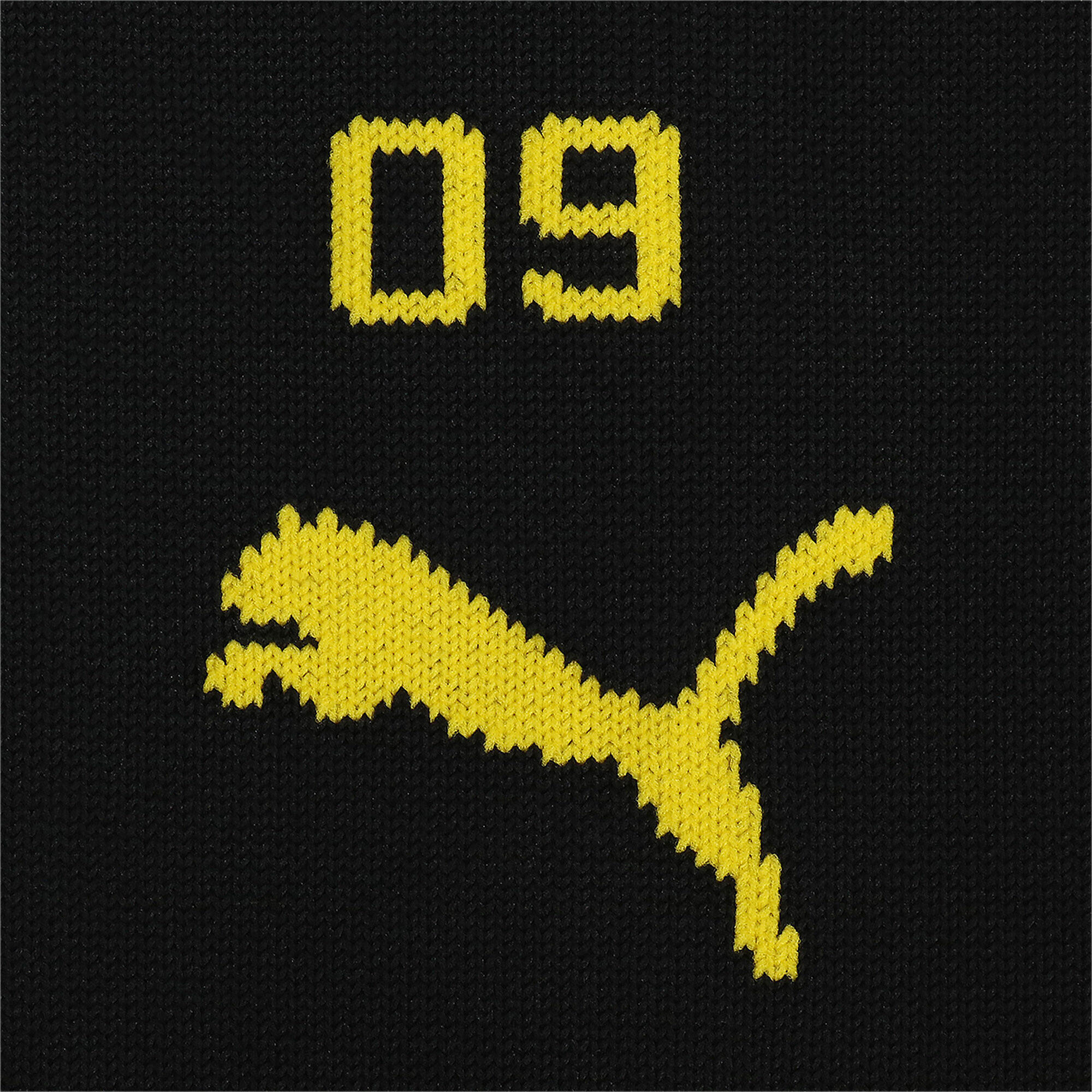 Borussia Dortmund Geschichtete Fußballsocken Herren PUMA Black Cyber Yellow 2/3