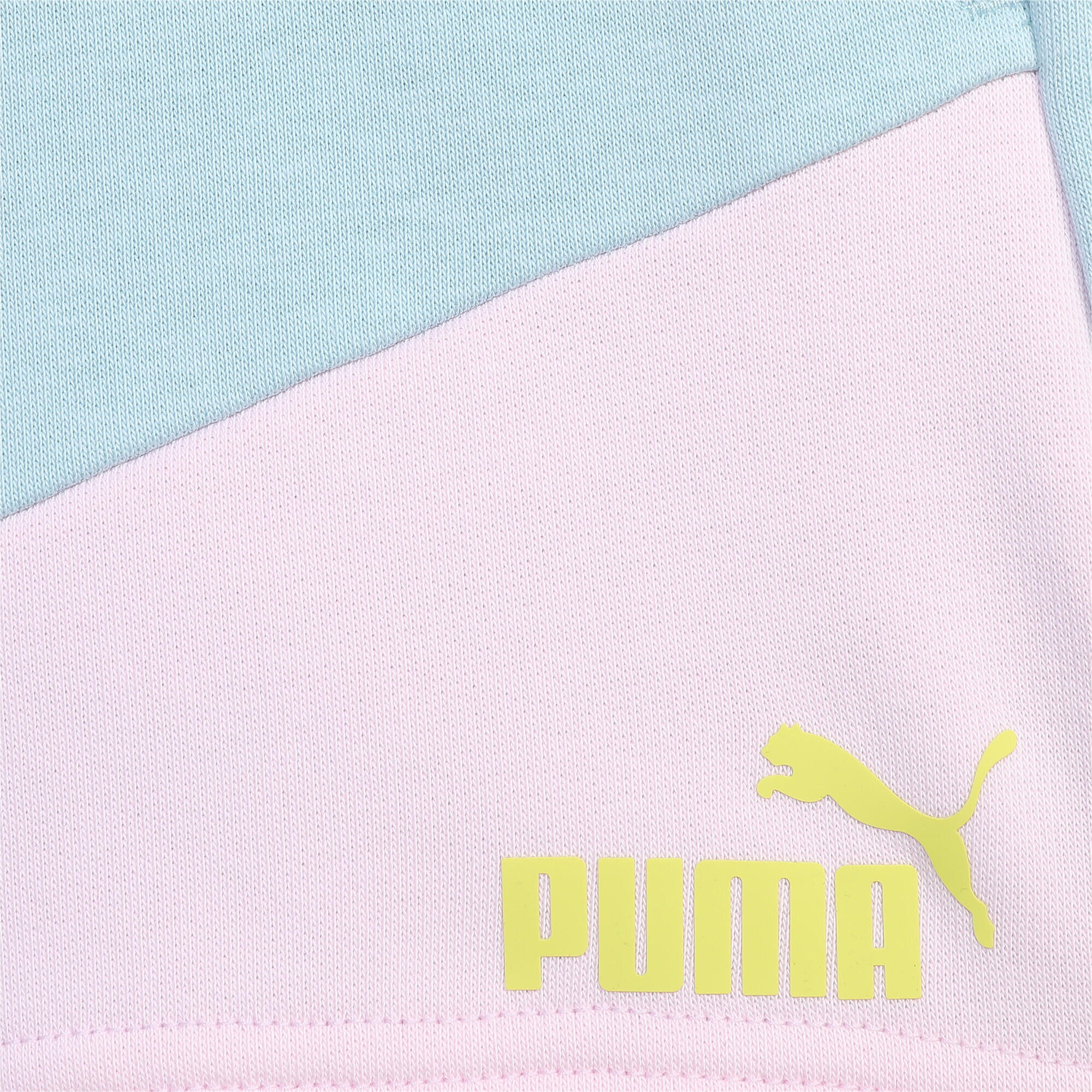 Shorts PUMA POWER a blocchi di colore per ragazzi PUMA Turquoise Surf Blue 7/7