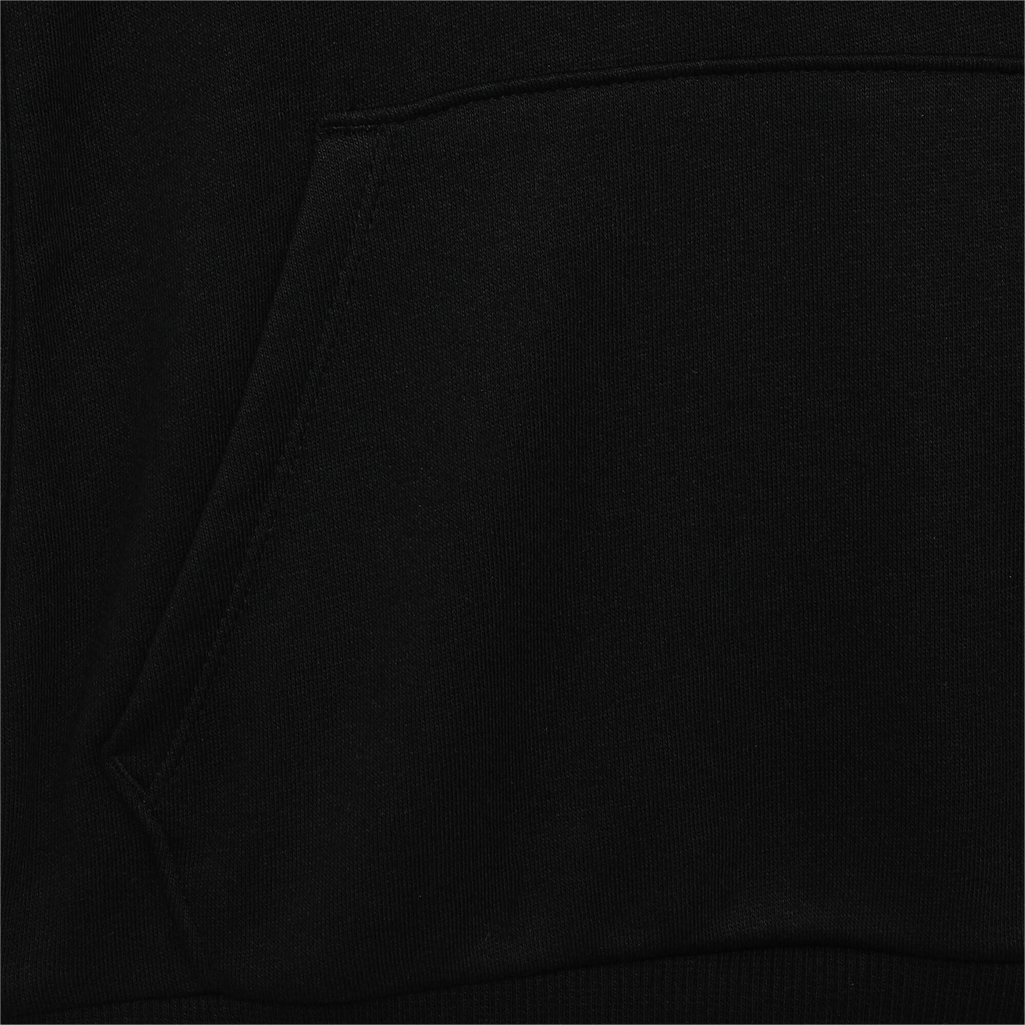 Essentials Logo Hoodie Mädchen PUMA Black 3/4