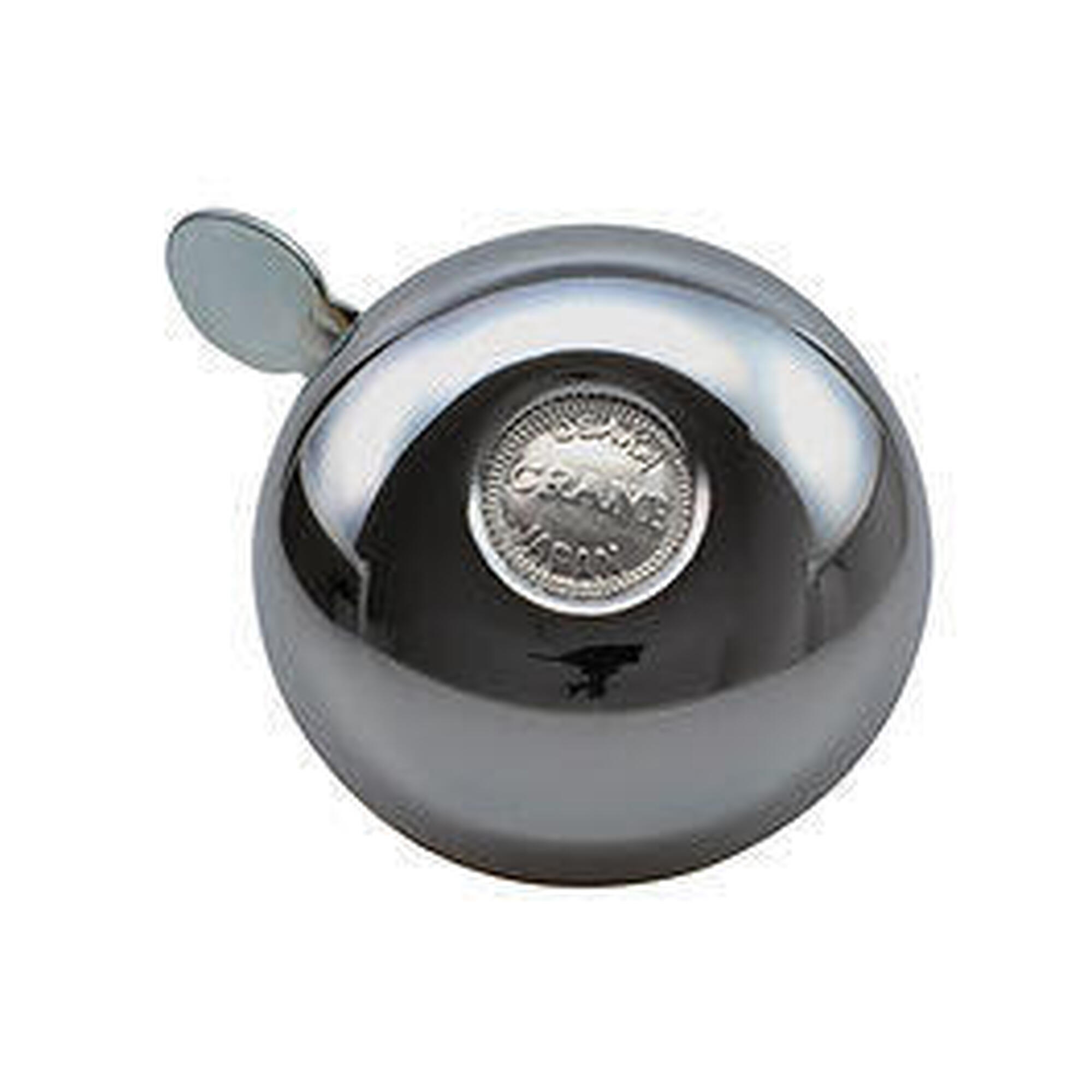 Crane Bicycle Bell Riten S-1, Chrome Plated
