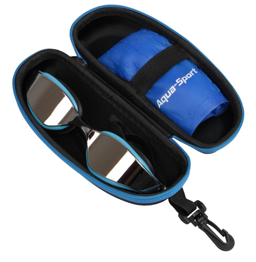 Aqua-Sport etui na okularki goggle case black-blue AS5422 3/4