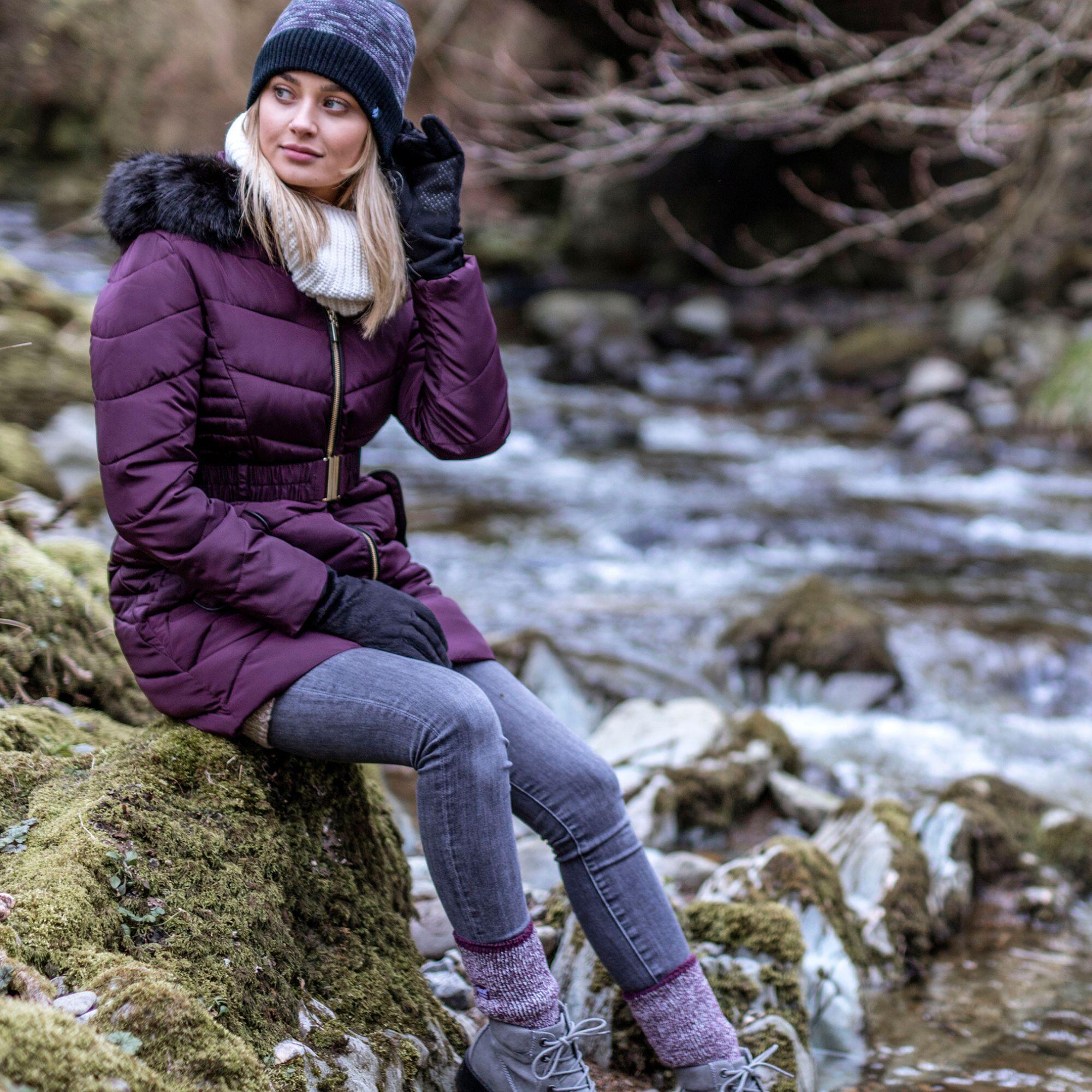 Ladies Outdoor Winter Warm Thermal Merino Wool Socks 7/7