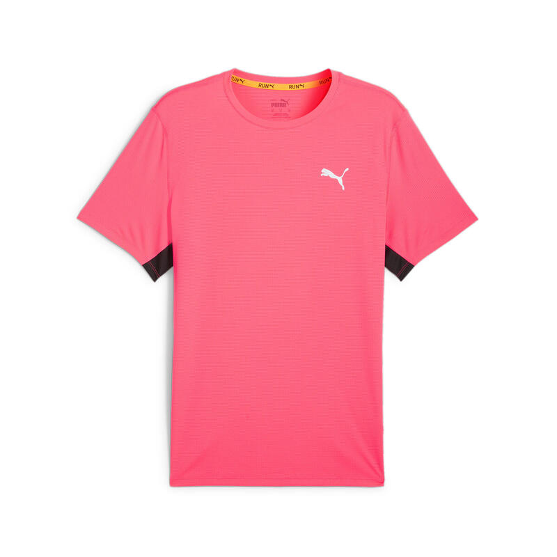 T-SHIRT VELOCITY RUN FAVORITE DA UOMO PUMA Sunset Glow Pink