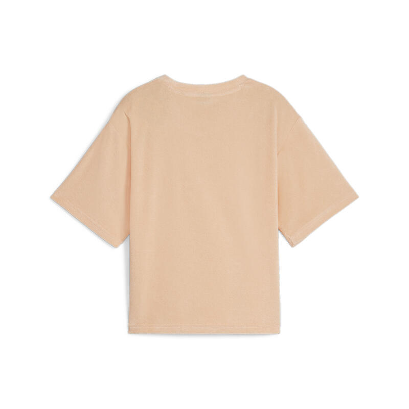 ESS+ T-Shirt Damen PUMA Peach Fizz Orange