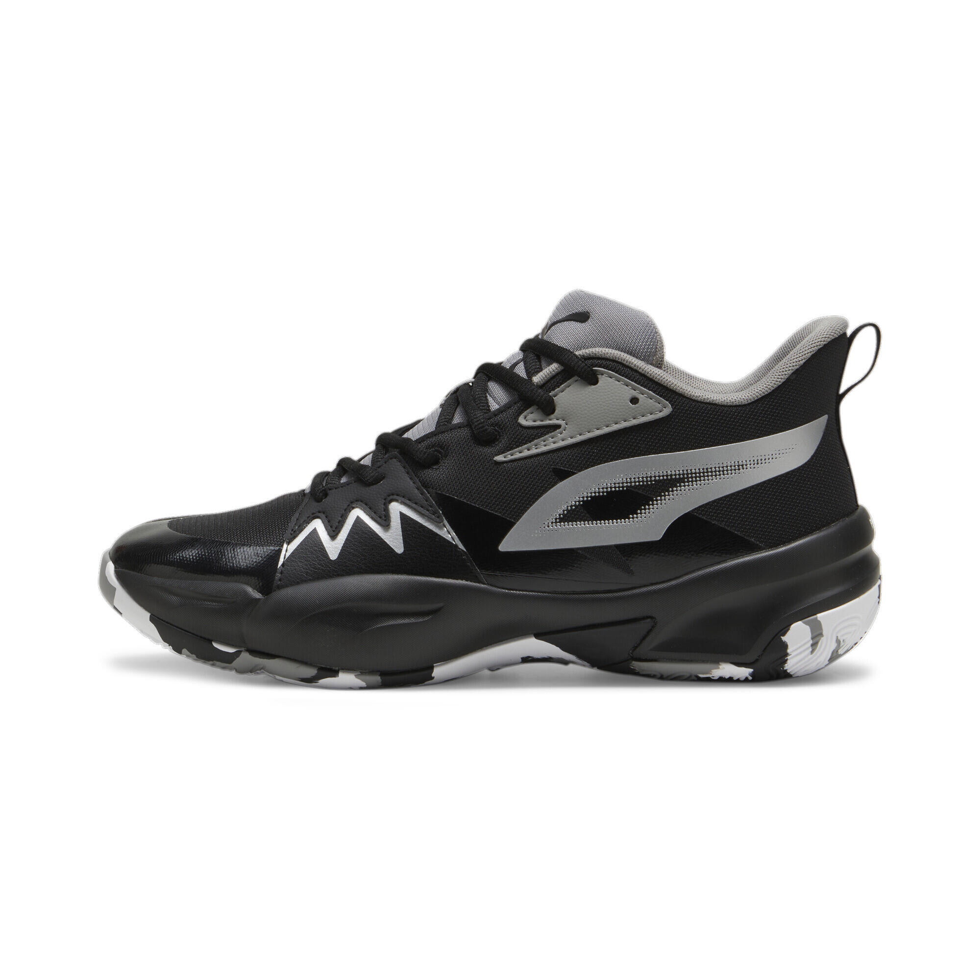 Zapatillas de baloncesto Genetics PUMA Black Stormy Slate Gray 3/6