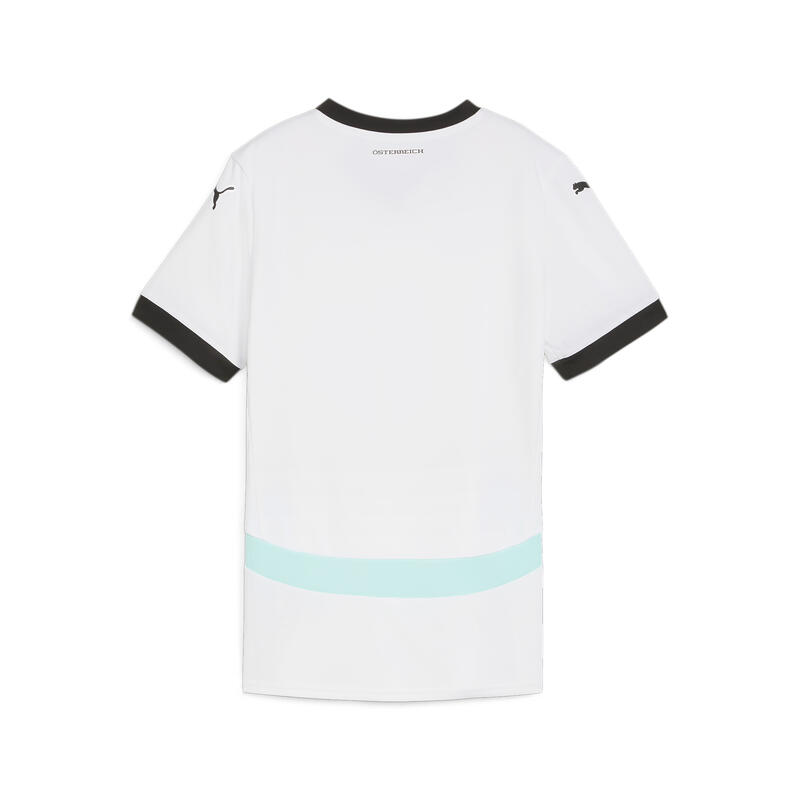 Oostenrijk Voetbal 2024 uitshirt voor dames PUMA White Electric Peppermint Green