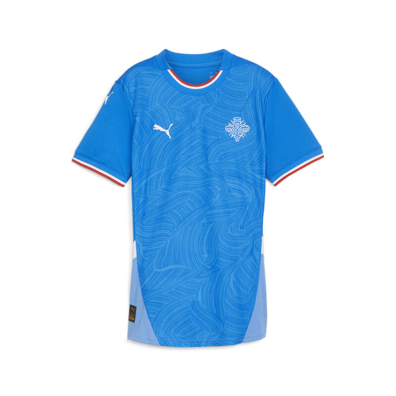 Camiseta de fútbol Mujer de Islandia 2024 (local) PUMA Racing Blue White