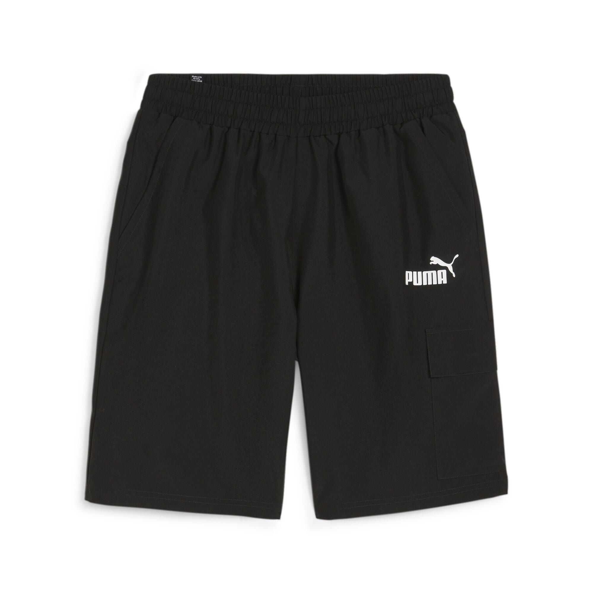 Calças puma calças puma essentials woven cargo short homem preto
