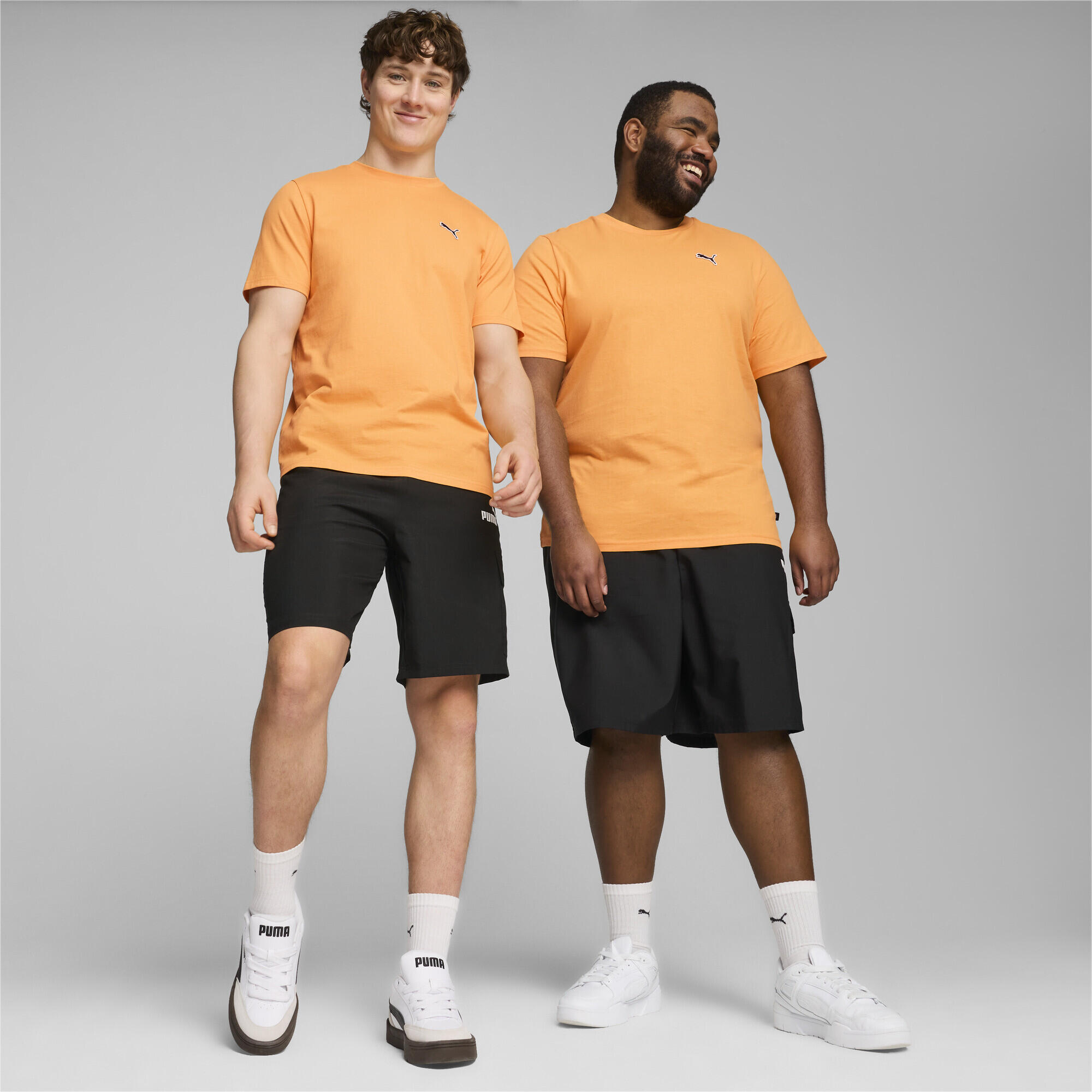 Pantaloncini cargo da uomo in tessuto ESS PUMA Black 4/7