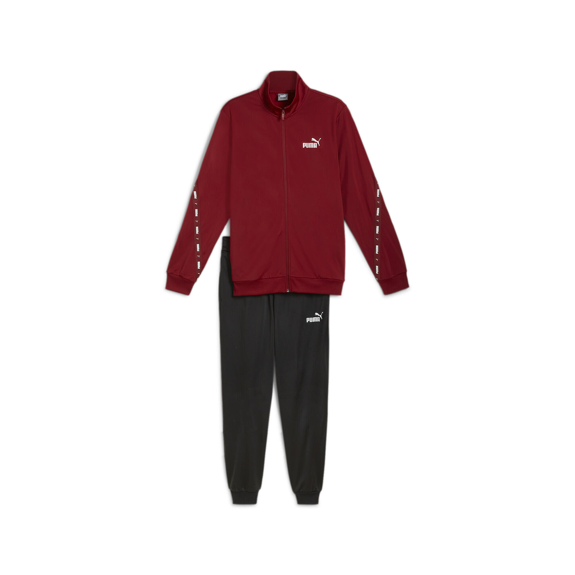 Ensemble de survetement a bande Homme PUMA Intense Red PUMA Decathlon